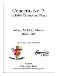 Concerto No. 3 E-flat Clarinet Solo with Piano cover Thumbnail